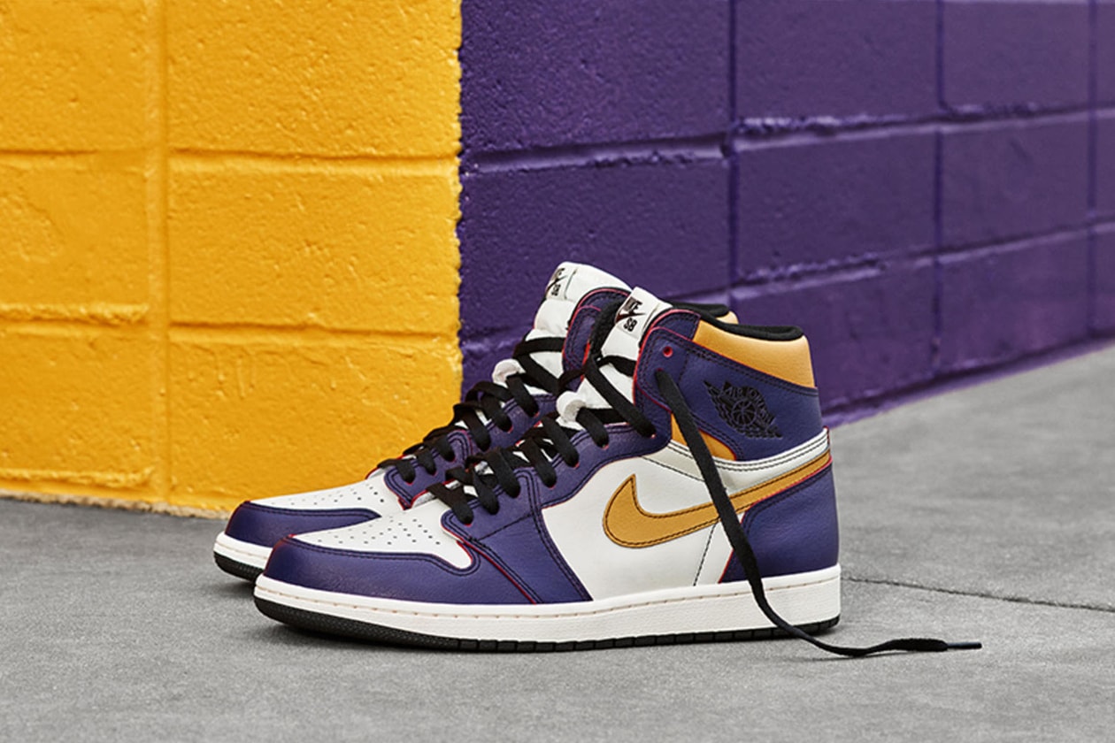 レイカーズからブルズへと変化するナイキSB x エアジョーダン1 nike sb air jordan 1 retro high og court purple university gold chicago 2019 may footwear jordan brand