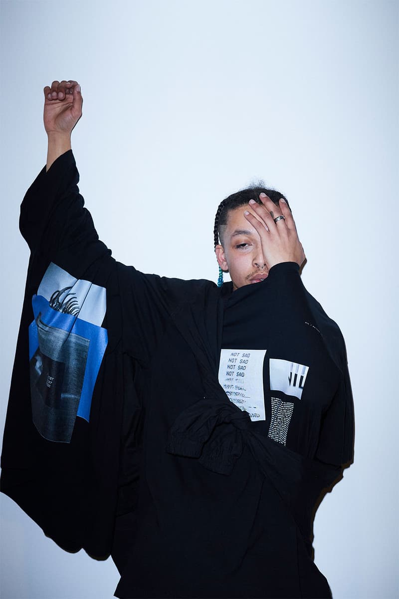 JULIUS デザイナーの堀川達郎が手がける NILøS より最新コレクション { NOT SAD; } が登場