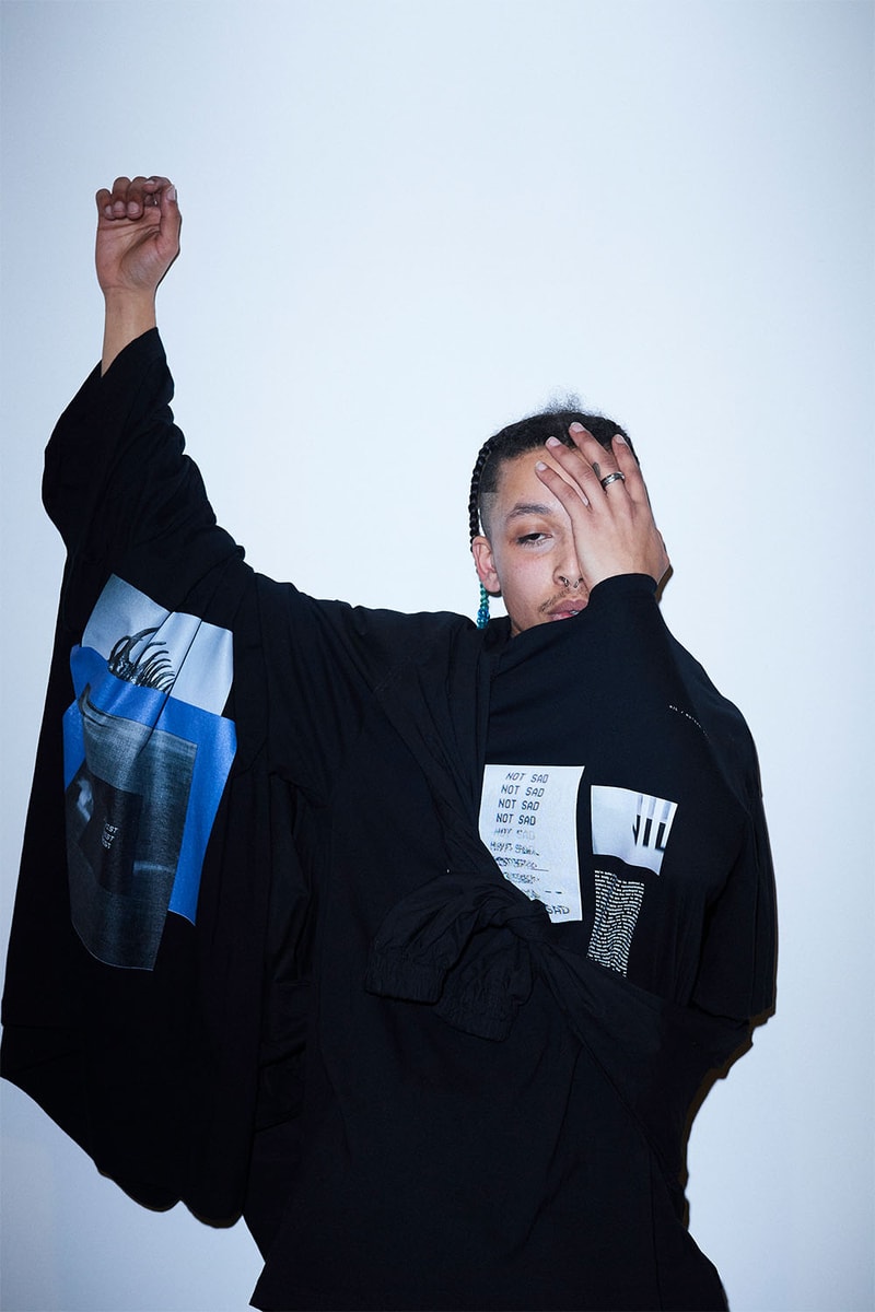 JULIUS デザイナーの堀川達郎が手がける NILøS より最新コレクション { NOT SAD; } が登場