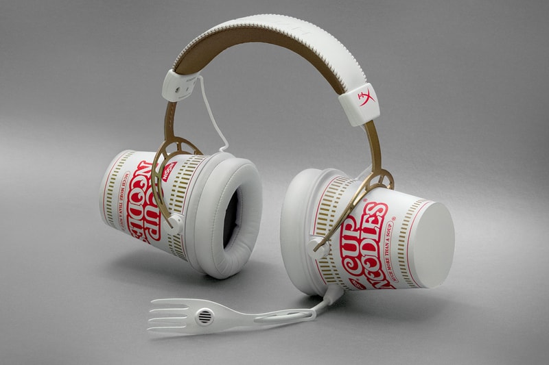 Nissin x HyperX Cup Noodle Headphones Info cup noodles fashion electronics headphone music 