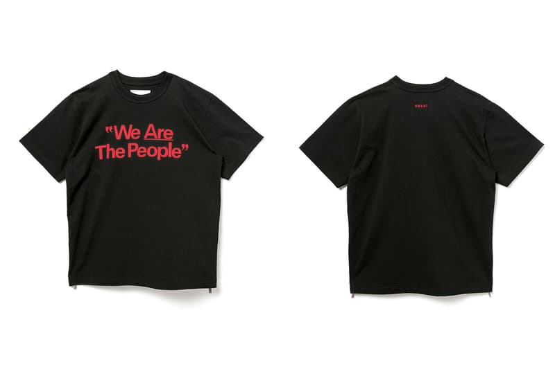 サカイ sacai が阪急メンズ東京店の移設リニューアルオープンを祝して限定Tシャツを販売