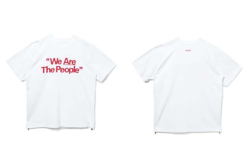 サカイ sacai が阪急メンズ東京店の移設リニューアルオープンを祝して限定Tシャツを販売