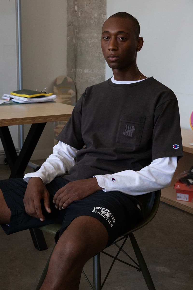 アンディフィーテッド チャンピオン UNDEFEATED Champion オンライン Tシャツ ショーツ