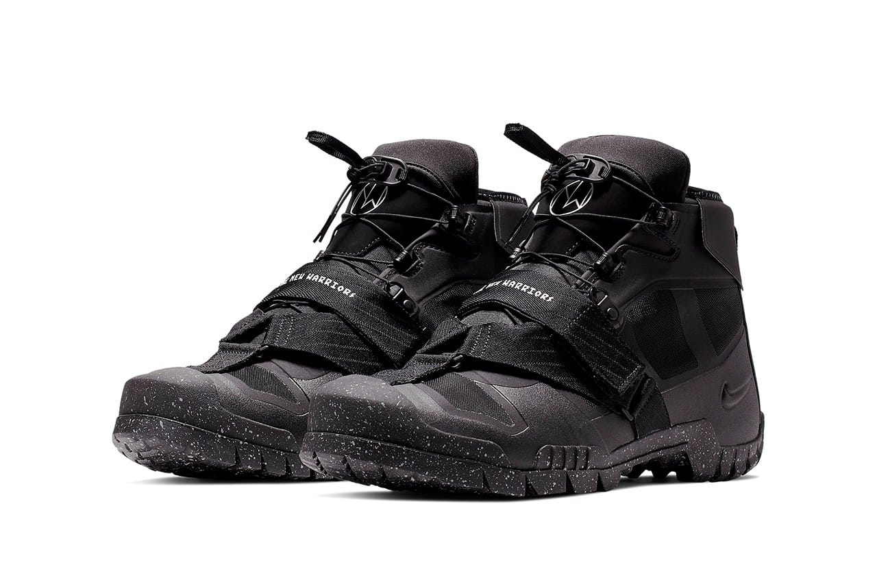 nike x undercover black sfb mountain sneakers boots