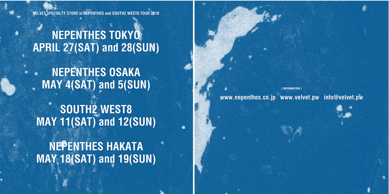 下北沢 ベルベット ヴィンテージショップ VELVET ポップアップ ツアー ネペンテス ニードルズ needles NEPENTHES 系列店 開催 
