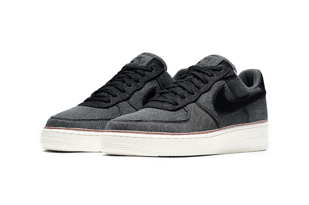 デニム ナイキ　nike air force 1  エアフォース1 ブランド 3x1  Nike コラボ 発売 スニーカー 