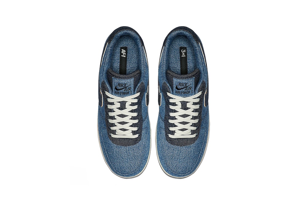 デニム ナイキ　nike air force 1  エアフォース1 ブランド 3x1  Nike コラボ 発売 スニーカー 