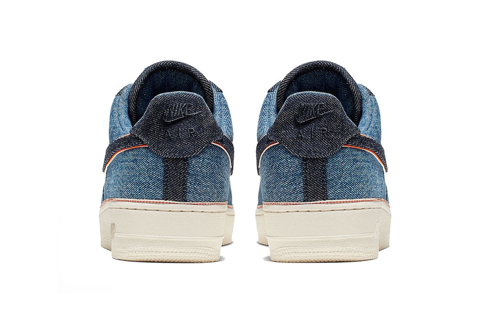 デニム ナイキ　nike air force 1  エアフォース1 ブランド 3x1  Nike コラボ 発売 スニーカー 