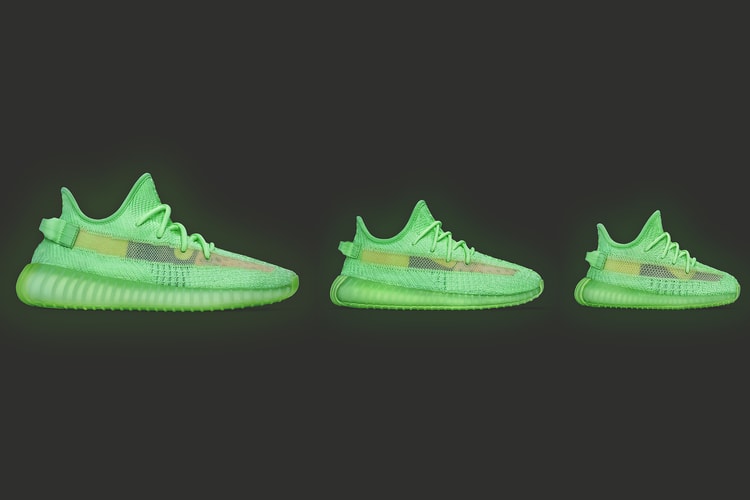 暗闇で光る蓄光デザインの新作 YEEZY BOOST 350 V2 “Glow” の公式発売情報が解禁
