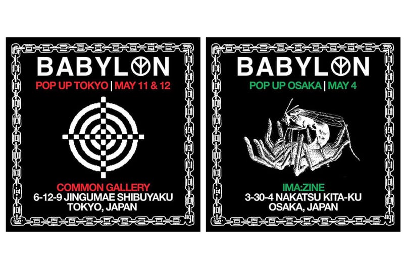 Babylon LA が豪華コラボを片手に東京と大阪でポップアップを開催