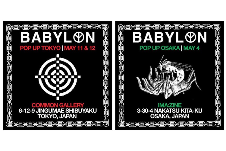 Babylon LA が豪華コラボを片手に東京と大阪でポップアップを開催