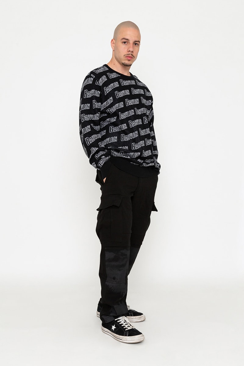 バビロンLA Babylon Spring/Summer 2019 Collection release info price date drop babylon la kosuke kawamura neighborhood nbhd  double layered flannels, all over woven crewnecks, half zip polar fleeces & waterproof snake print jacket