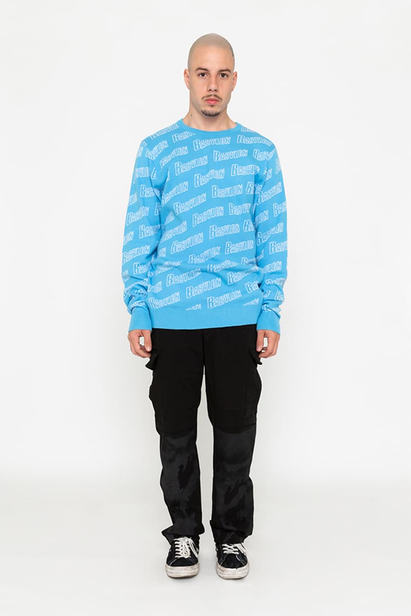 バビロンLA Babylon Spring/Summer 2019 Collection release info price date drop babylon la kosuke kawamura neighborhood nbhd double layered flannels, all over woven crewnecks, half zip polar fleeces & waterproof snake print jacket