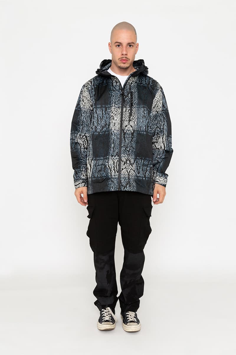 バビロンLA Babylon Spring/Summer 2019 Collection release info price date drop babylon la kosuke kawamura neighborhood nbhd double layered flannels, all over woven crewnecks, half zip polar fleeces & waterproof snake print jacket