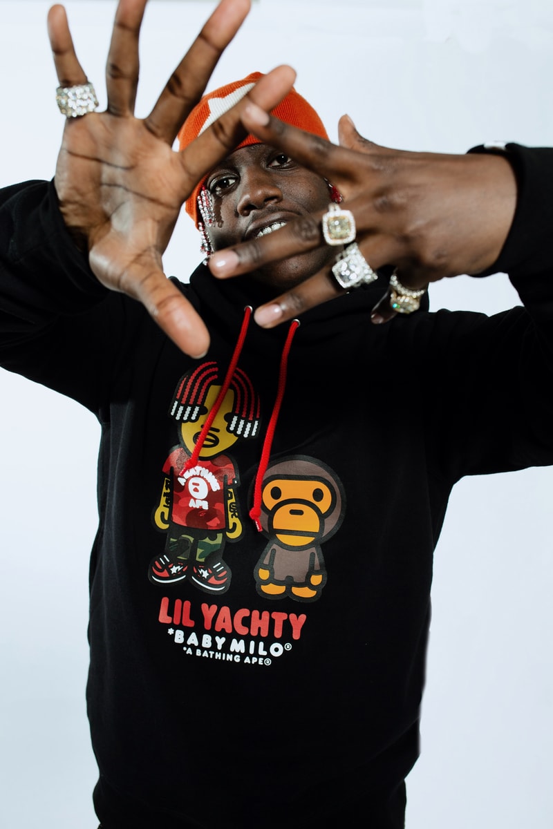 ベイプ エイプ リル・ヨッティ BAPE APE Lil Yachty Tシャツ パーカー オンライン 
