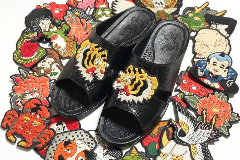 巷で話題の便所サンダルブランド BENCH が兄弟刺繍デュオ kendai とコラボレーション