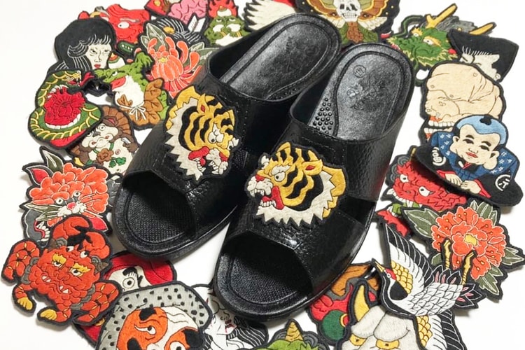 巷で話題の便所サンダルブランド BENCH が兄弟刺繍デュオ kendai とコラボレーション