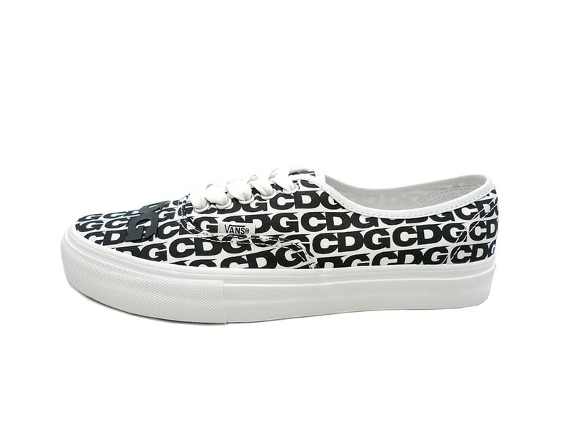 CDG x ヴァンズ ボルトによるコラボAuthenticが登場 ブランドロゴを散りばめた CDG x Vans Vault によるコラボ Authentic が登場