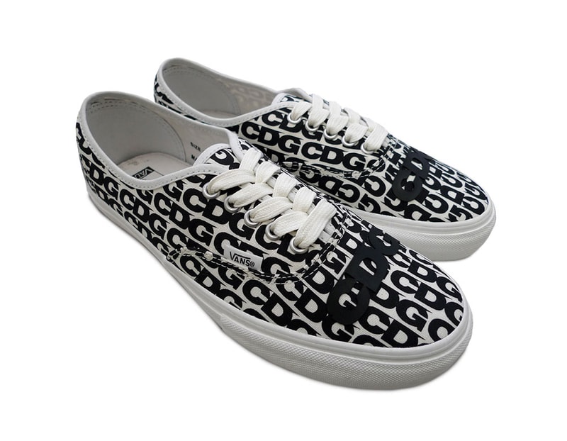 CDG x ヴァンズ ボルトによるコラボAuthenticが登場 ブランドロゴを散りばめた CDG x Vans Vault によるコラボ Authentic が登場