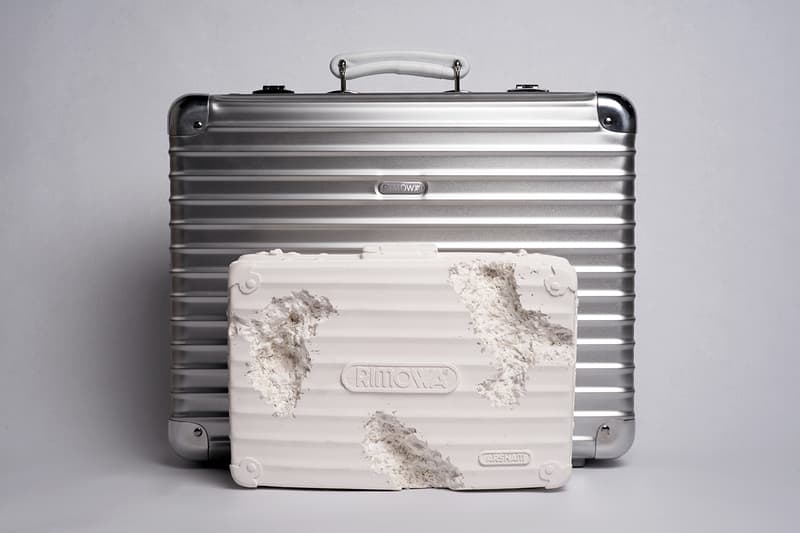 リモワ ダニエル・アーシャム Daniel Arsham Studio Rimowa Collaboration コラボアタッシュケース Frieze NY Art Fair Vintage Suitcase Limited Edition "Eroded" Sculpture "Future Relic" Series Sotheby’s Auction House 2200 USD RRP