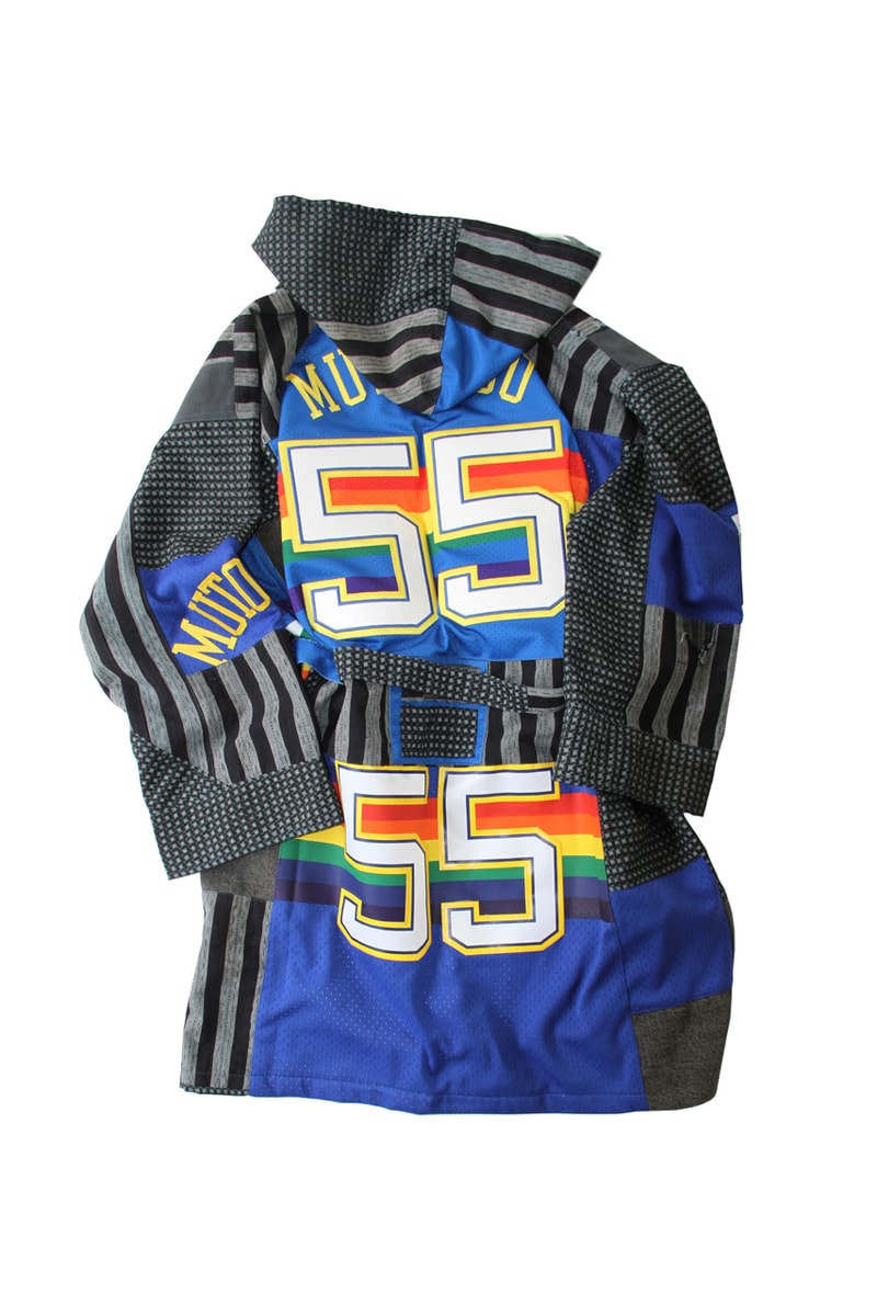 ドクターロマネリ ミッチェル&ネス Dr. Romanelli Custom Mitchell & Ness Boro Kimono patchwork jacket coat nba team logo jersey
