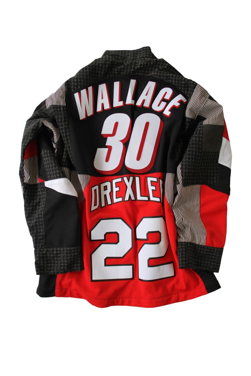 ドクターロマネリ ミッチェル&ネス Dr. Romanelli Custom Mitchell & Ness Boro Kimono patchwork jacket coat nba team logo jersey