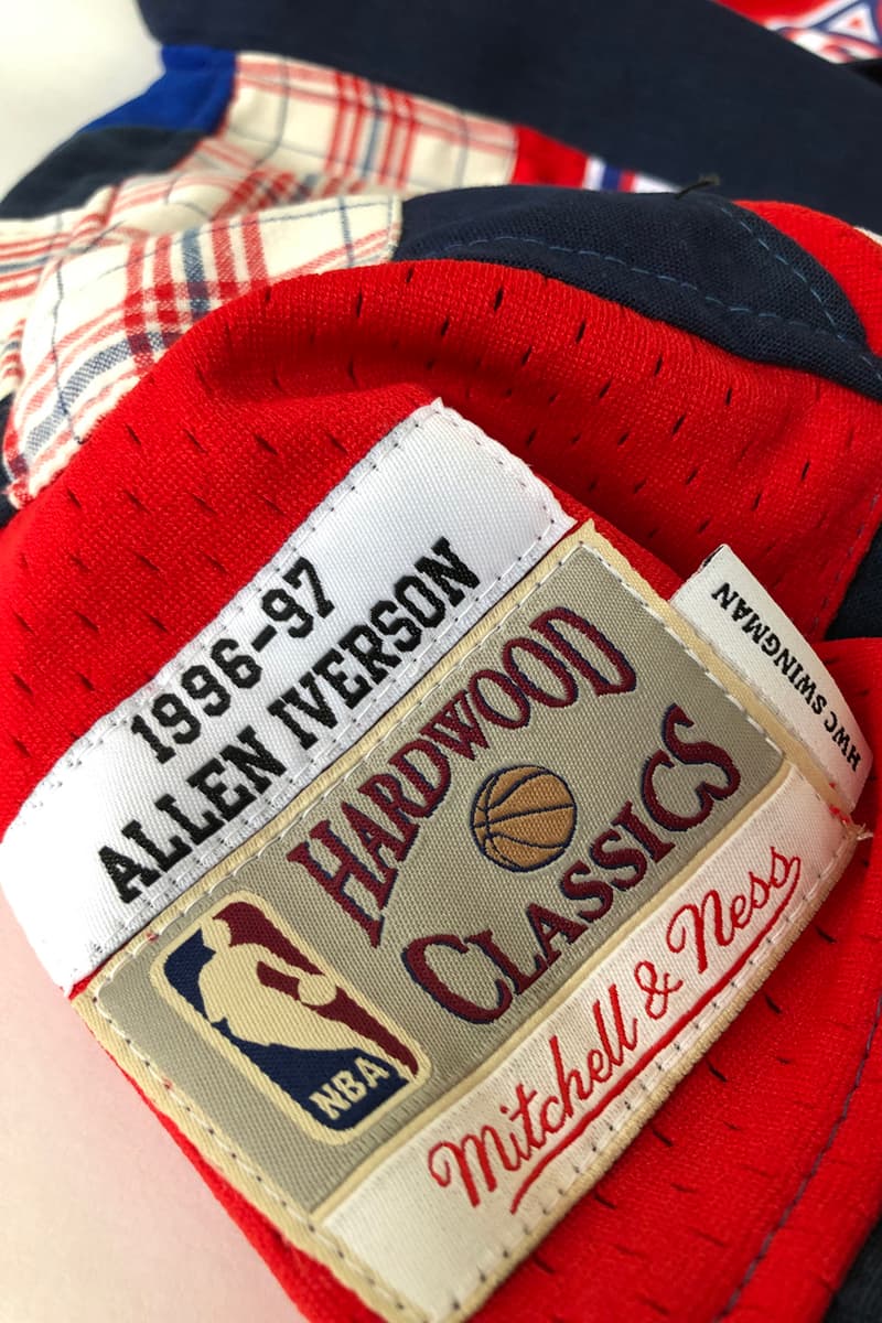 ドクターロマネリ ミッチェル&ネス Dr. Romanelli Custom Mitchell & Ness Boro Kimono patchwork jacket coat nba team logo jersey