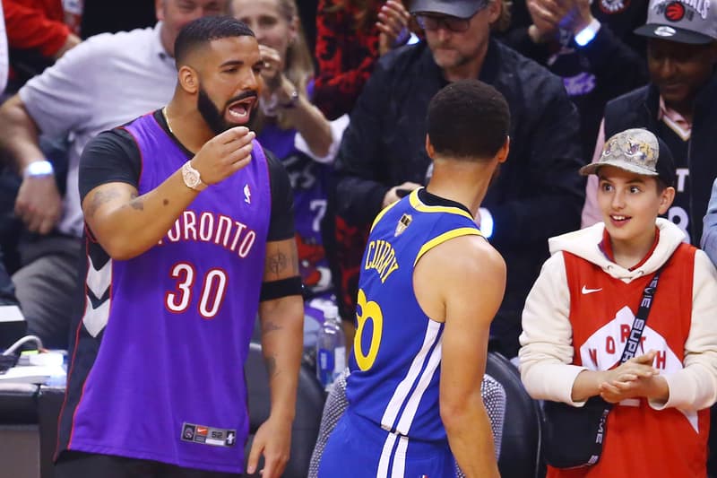 ドレイクがnbaファイナル初戦でステフィン カリーに喧嘩を売る Hypebeast Jp