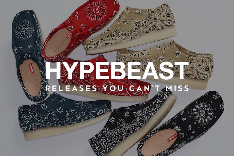 SUPREME CLARKS CLARKS WALLABEE CLARKS ORIGINALS LOOKBOOKS PORTER ACCESSORIES BAPE BAGS POLO RALPH LAUREN RALPH LAUREN POLO SPORT COLLECTION POLO SPORT A$AP ROCKY NUBIAN NUBIAN HARAJUKU TESTING NIKE SACAI NIKE X SACAI UNIQLO NIGO UNIQLO UT HYPEBAE VERDY UT EMMA RISE AGAIN VERDY X UNIQLO RISE AGAIN BY VERDY UT