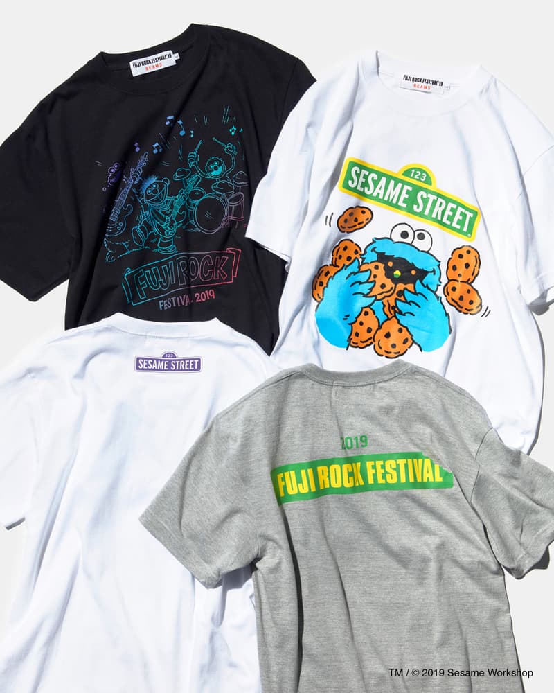 フジロック Tシャツ 2019 ビームス FUJI ROCK FESTIVAL ‘19 BEAMS オンライン たなかみさき セサミストリート F-LAGSTUF-F  MA1LL フラグスタフ ユーン・ヒョプ  Yoon Hyup Jean Jullien ジャン・ジュリアン The wonderful! design works