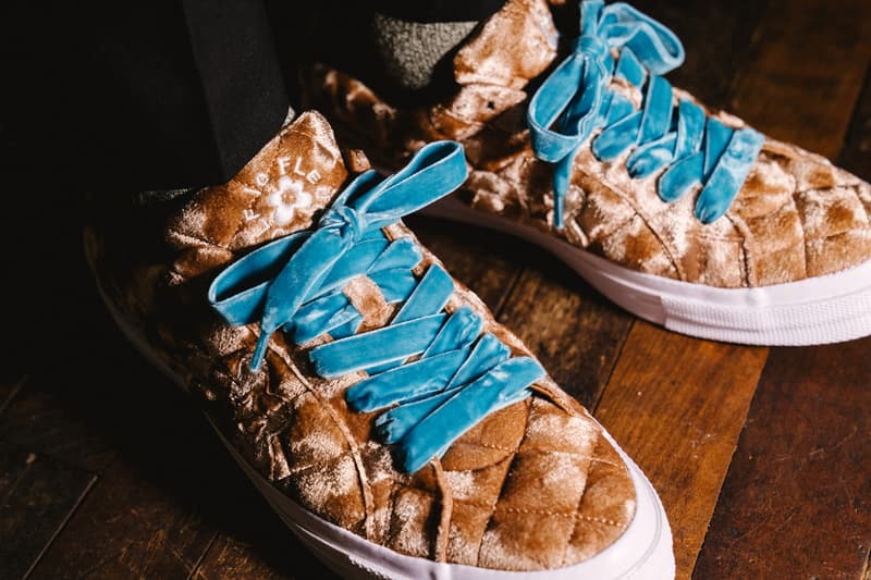 GOLF le FLEUR* Converse コンバース ゴルフ ラ フルール 新作スニーカー Quilted Velvet タイラーザクリエイター tyler the creator 