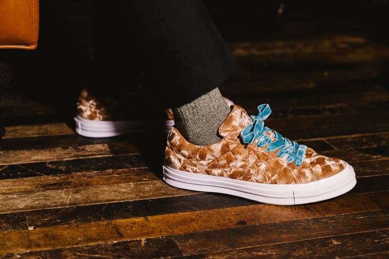 GOLF le FLEUR* Converse コンバース ゴルフ ラ フルール 新作スニーカー Quilted Velvet タイラーザクリエイター tyler the creator 