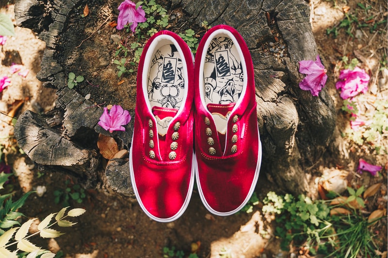 ジョジョの奇妙な冒険 x ヴァンズ Vans コラボスニーカー クローズアップ ブチャラティ ジョルノ