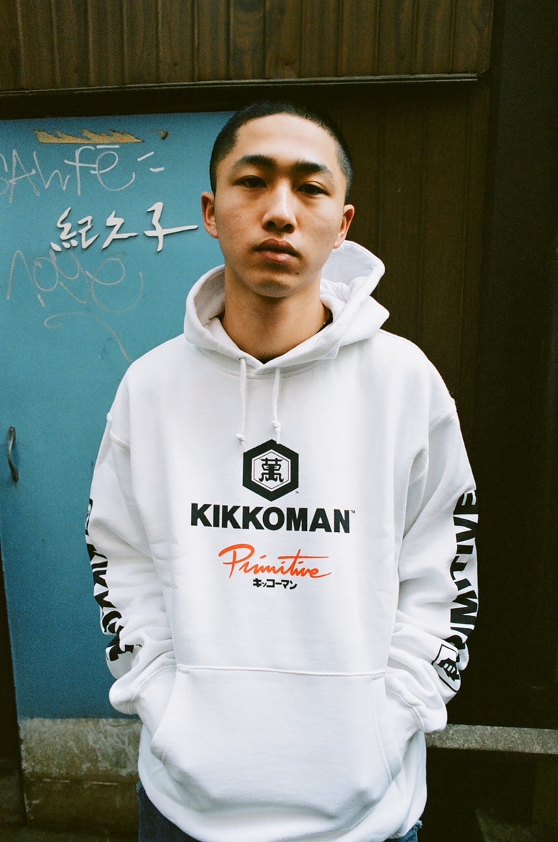 キッコーマン プリミティブ Primitive オンライン 取扱 店舗 スケートボード Tシャツ フーディー パーカー デッキ 醤油さし