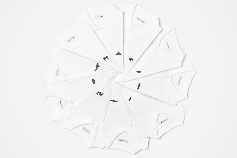 LACOSTE より胸元のワニロゴを世界各地に生息する絶滅危惧種に置き換えた限定ポロシャツの発売情報が解禁