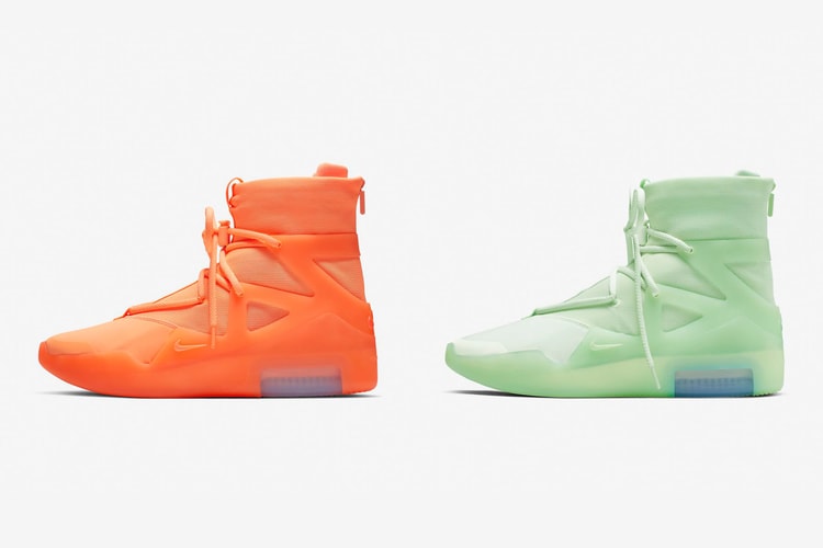 夏に映える Nike Air Fear of God 1 の新色2型の発売情報が解禁