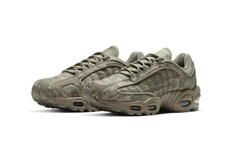 イキ エアマックス テイルウィンド Nike Air Max Tailwind IV "Digi-Camo" Sneaker Release Information Drop Information Ripstop Upper Volt Details Mini Swoosh Branding Speckled Sole Unit Retro