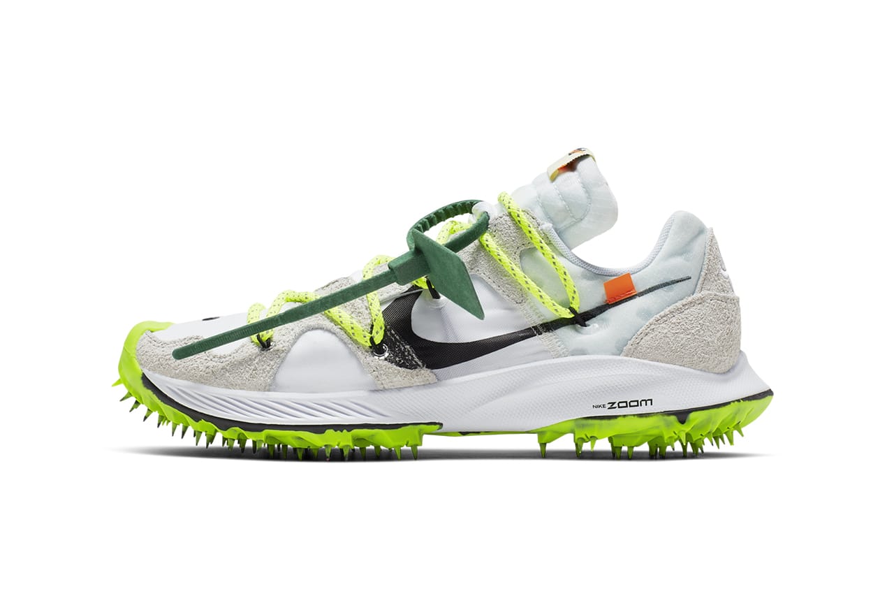 off white track cleats