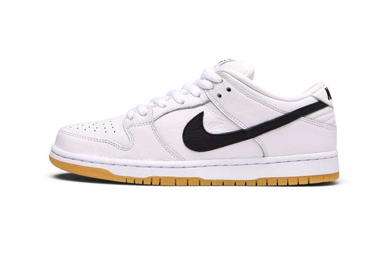 ナイキ SB ダンク ロー Dunk Low ホワイト ガムソール ブラック オレンジラベル #supportyourlocalskateshop
