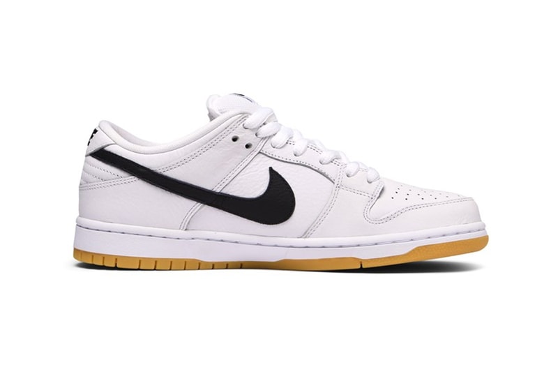 ナイキ SB ダンク ロー Dunk Low ホワイト ガムソール ブラック オレンジラベル #supportyourlocalskateshop
