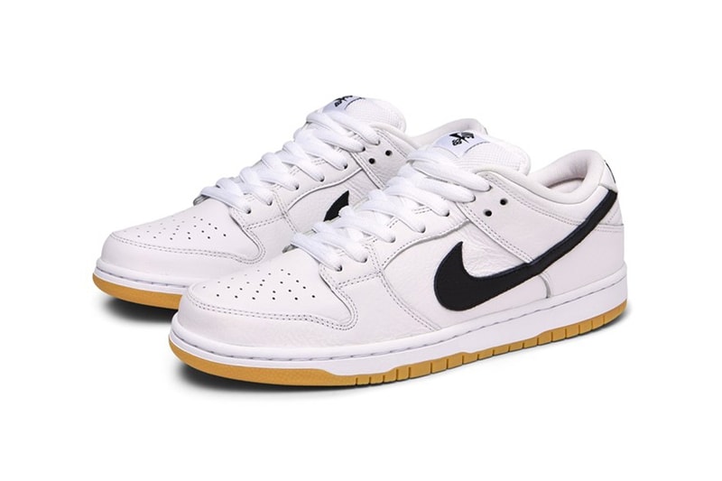 ナイキ SB ダンク ロー Dunk Low ホワイト ガムソール ブラック オレンジラベル #supportyourlocalskateshop