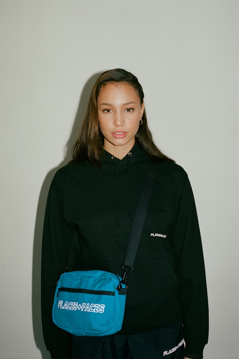 Places+Faces 2019年春夏コレクション　登場　Reflective Spring Summer 2019 SS19 Lookbook Drop Release Capsule Collection Bags Pouches Text Nylon Tracksuit T-Shirt Hoodies Crop Tops