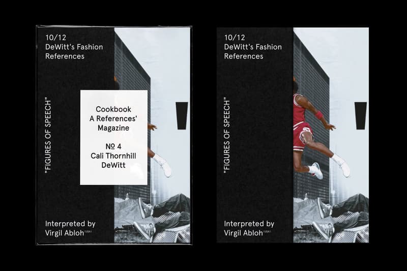 ヴァージル・アブロー Virgil Abloh, カリ・ソーンヒル・デウィット Cali Thornhill Dewitt Cookbook magazine number 4 interview figures of speech exhibit references interview