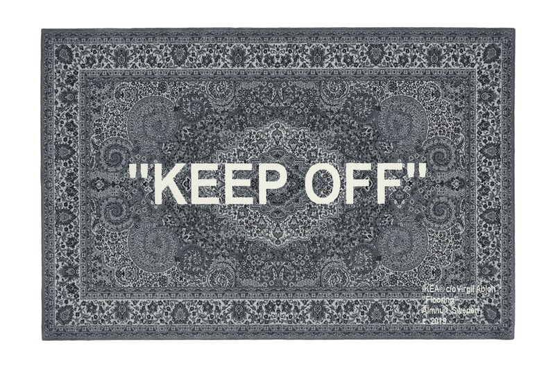 イケア ヴァージル・アブローのコラボによるラグ“KEEP OFF”の再販が決定 virgil abloh ikea HYPEBEAST ハイプビースト