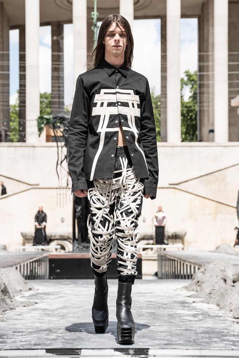 リック オウエンス Rick Owens 春夏コレクション Spring/Summer 2020 パリ ファッションウィーク Paris Fashion Week Men's SS20 Runway Collection Looks Tailoring Iridescent Coats Suits Streetwear Avant Garde