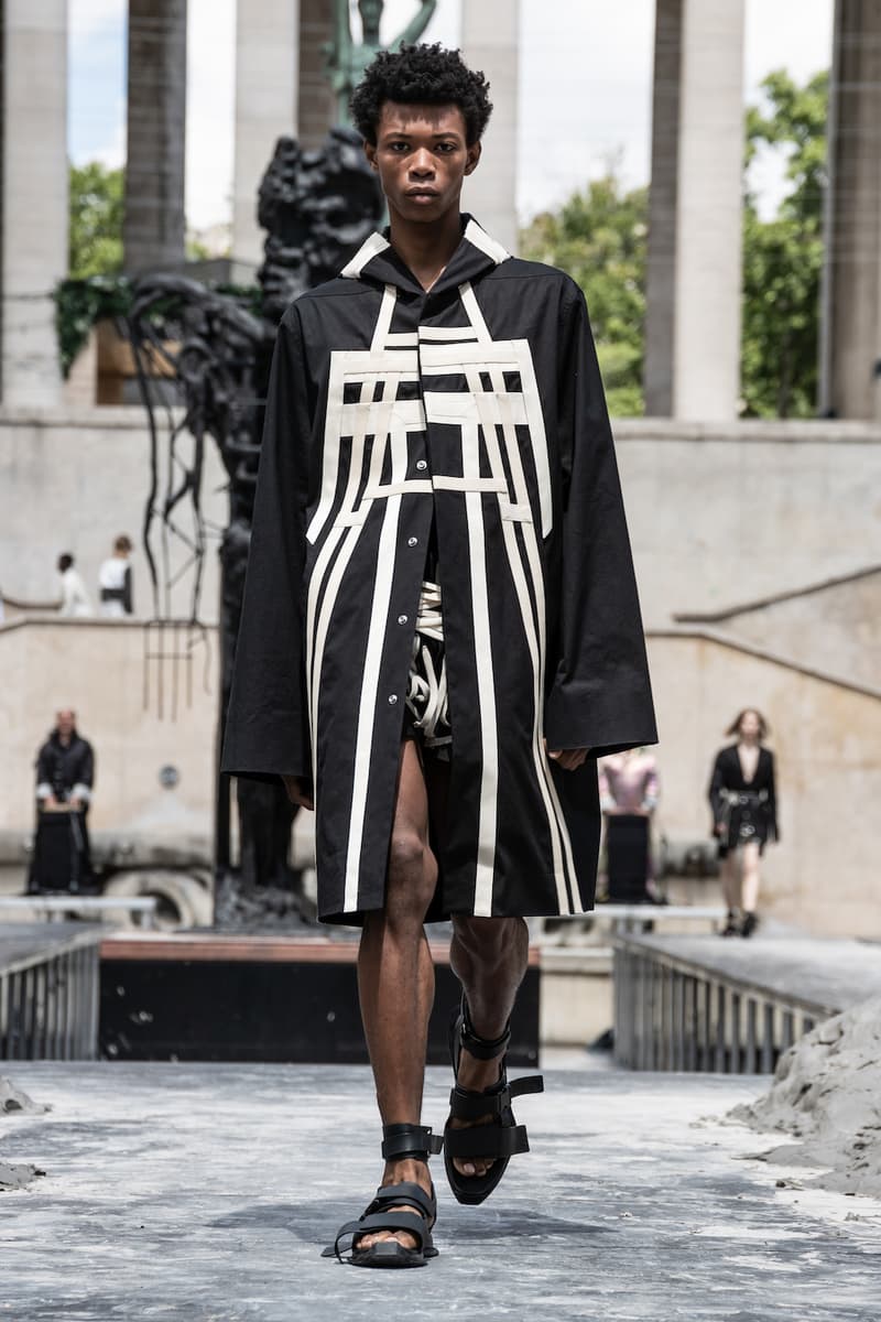 リック オウエンス Rick Owens 春夏コレクション Spring/Summer 2020 パリ ファッションウィーク Paris Fashion Week Men's SS20 Runway Collection Looks Tailoring Iridescent Coats Suits Streetwear Avant Garde