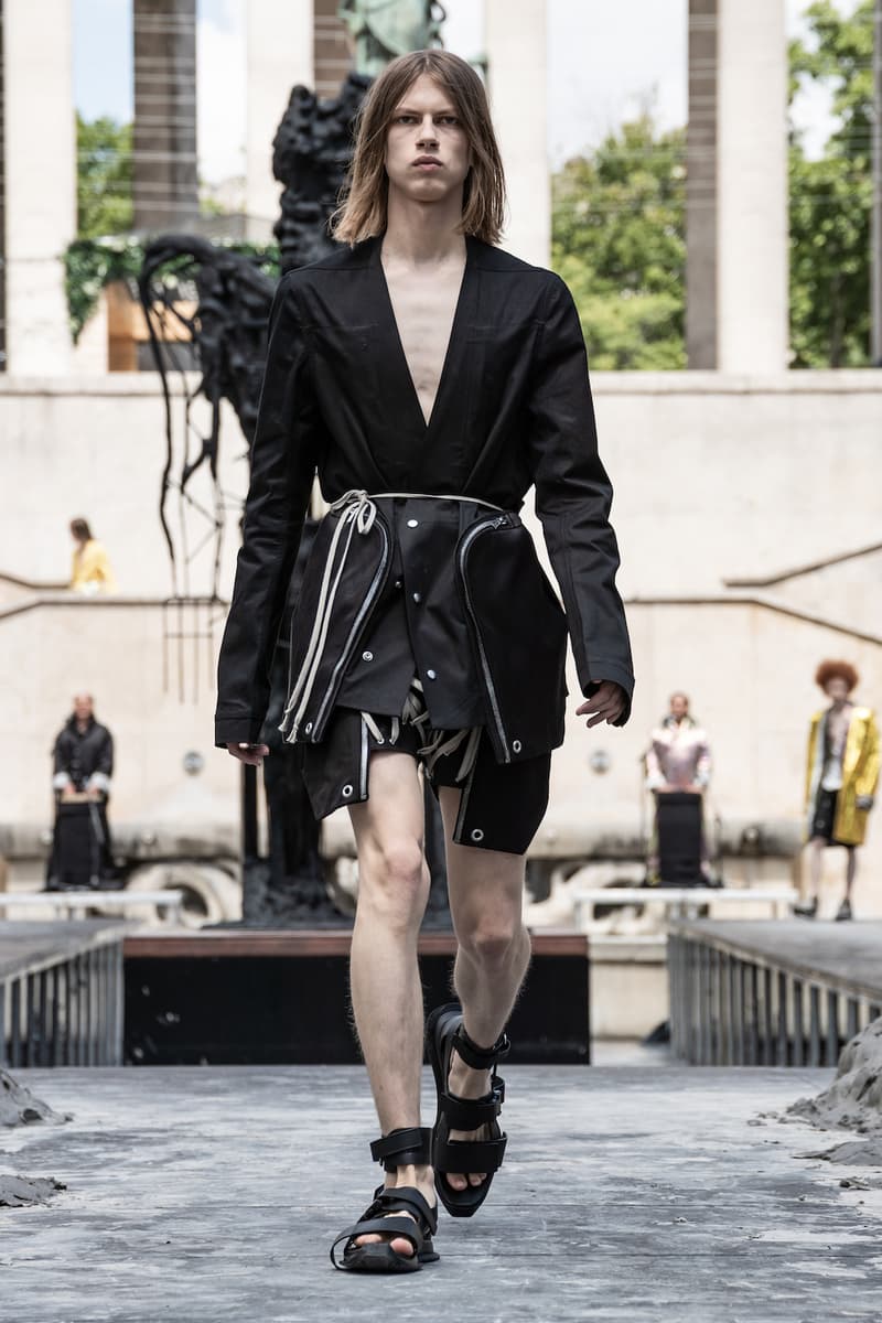 リック オウエンス Rick Owens 春夏コレクション Spring/Summer 2020 パリ ファッションウィーク Paris Fashion Week Men's SS20 Runway Collection Looks Tailoring Iridescent Coats Suits Streetwear Avant Garde