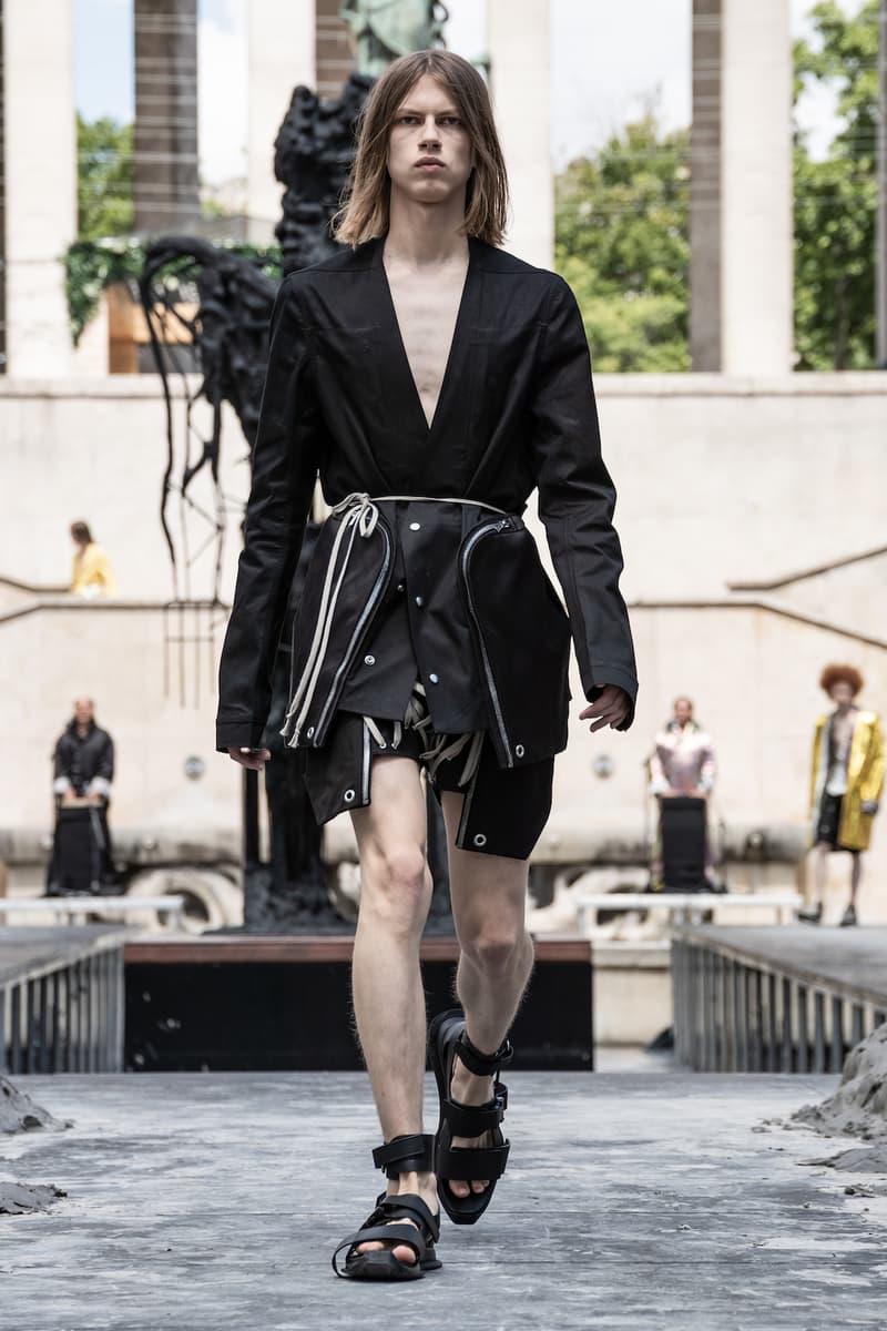 リック オウエンス Rick Owens 春夏コレクション Spring/Summer 2020 パリ ファッションウィーク Paris Fashion Week Men's SS20 Runway Collection Looks Tailoring Iridescent Coats Suits Streetwear Avant Garde