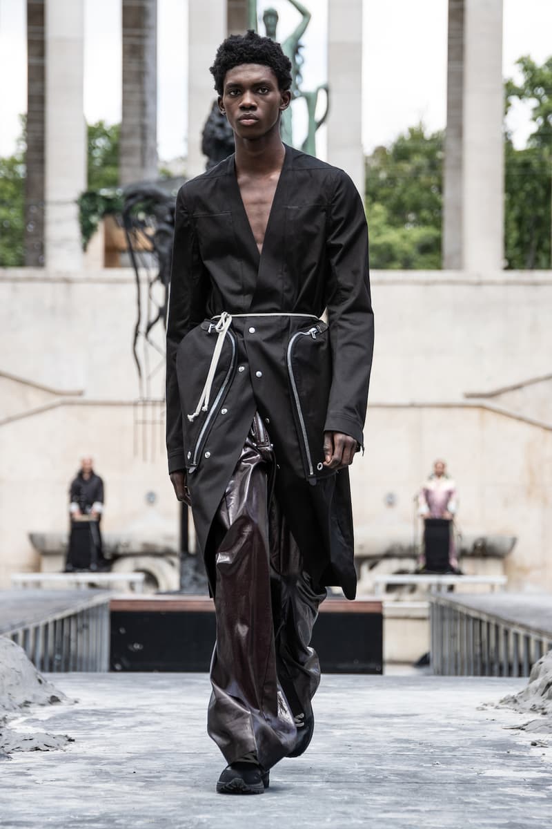 リック オウエンス Rick Owens 春夏コレクション Spring/Summer 2020 パリ ファッションウィーク Paris Fashion Week Men's SS20 Runway Collection Looks Tailoring Iridescent Coats Suits Streetwear Avant Garde