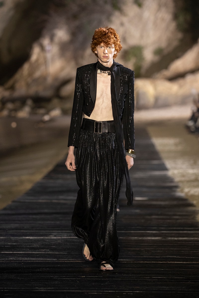 サンローラン 2020年春夏 メンズ コレクション ランウェイ デザイナー アンソニー ヴァカレロ The Rolling Stones ミック ジャガー
